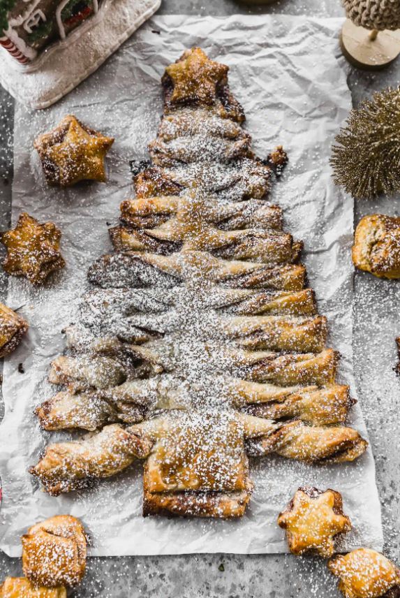 Christmas Tree Puff Pastry (Sweet Version)
