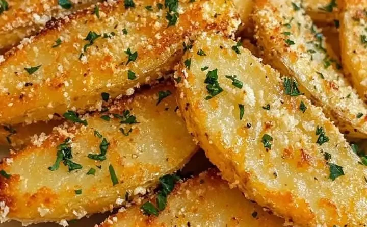 Baked Garlic Parmesan Potato Wedges
