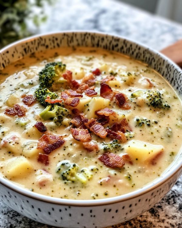 Loaded Creamy Broccoli Potato Soup