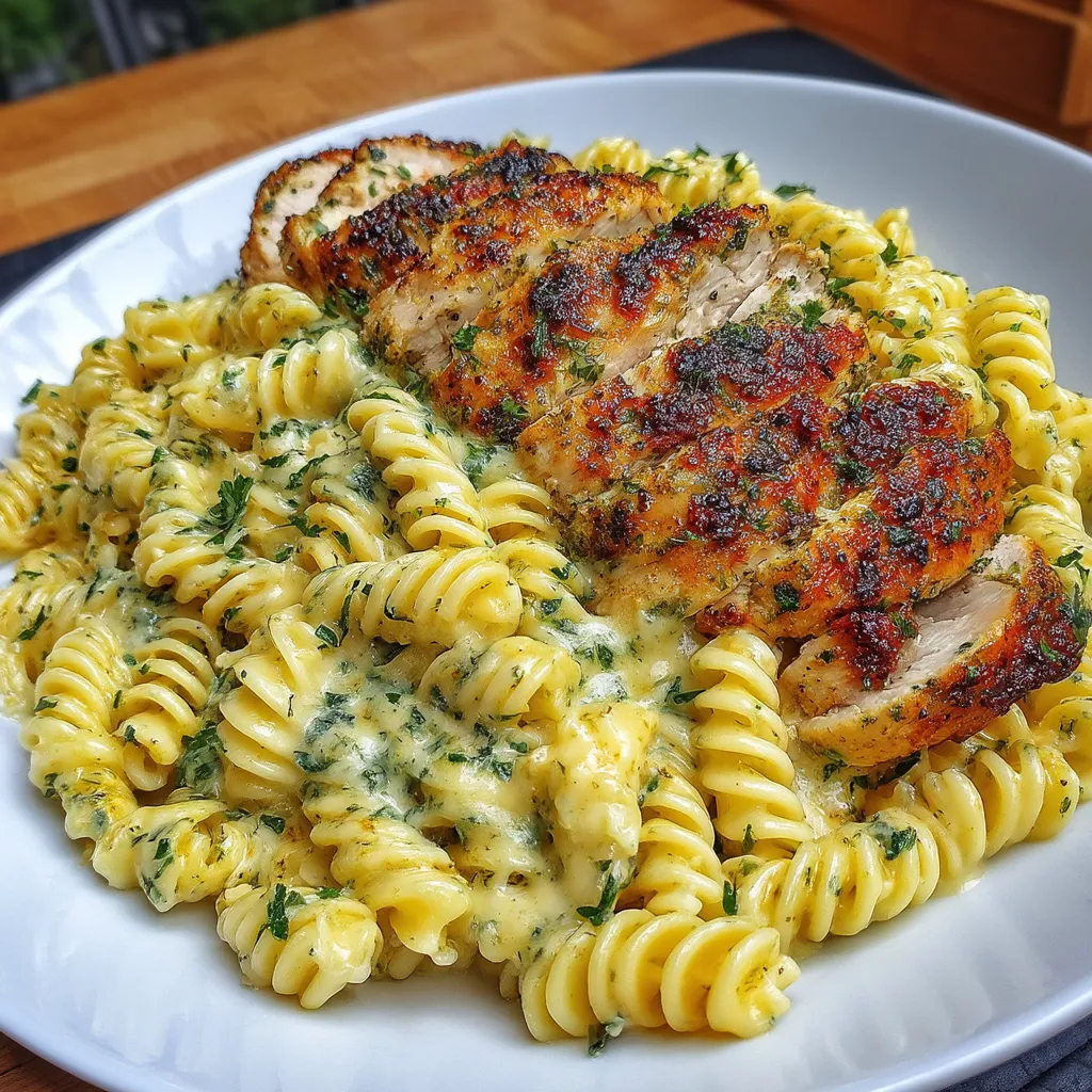 Creamy Chicken Garlic Parmesan Pasta Magic!