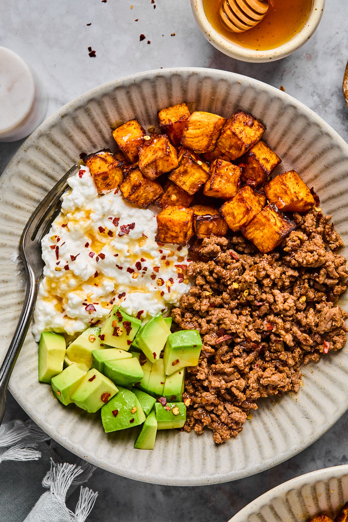 High-Protein Loaded Taco Potato Bowls