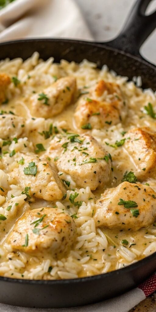 Creamy Herb Chicken & Basmati Rice