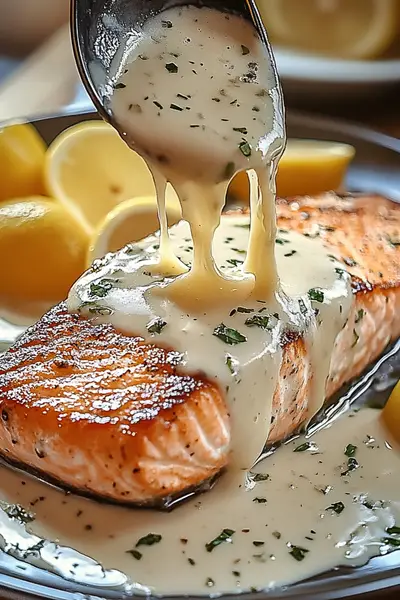 Creamy Garlic Salmon