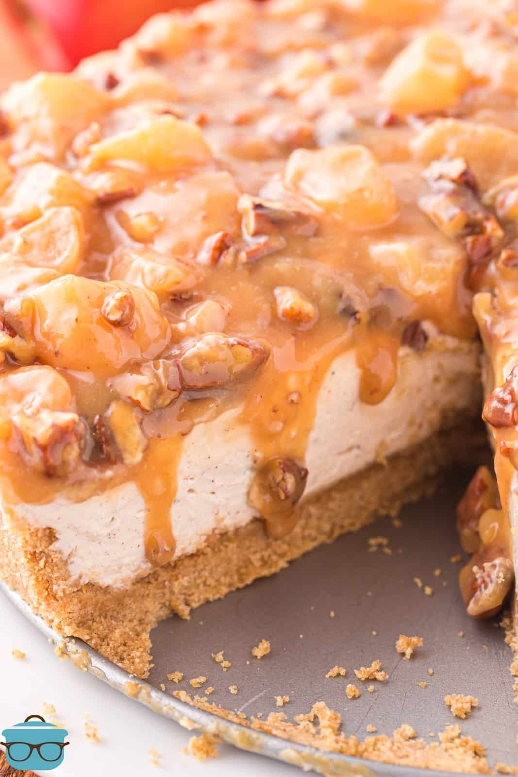 No-Bake Caramel Apple Cake