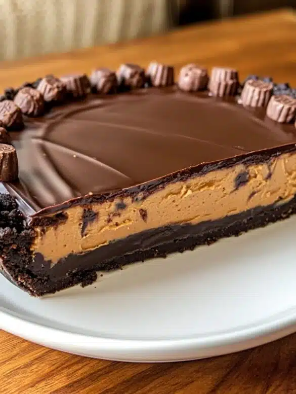 Giant Reese’s Peanut Butter Cup Pie