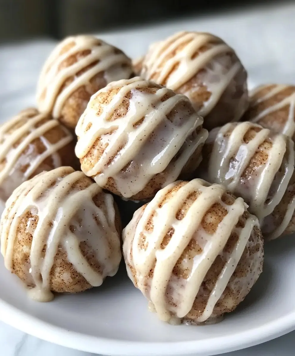 Cinnamon Roll Protein Bites