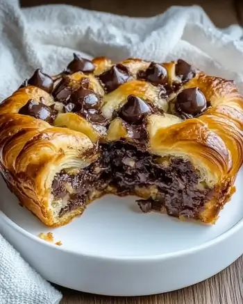 Chocolate Croissant Breakfast Bake that Everyone Loves