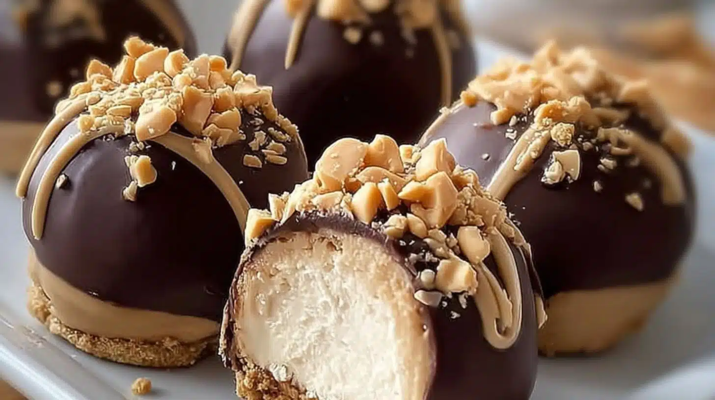No-Bake Peanut Butter Cheesecake Balls