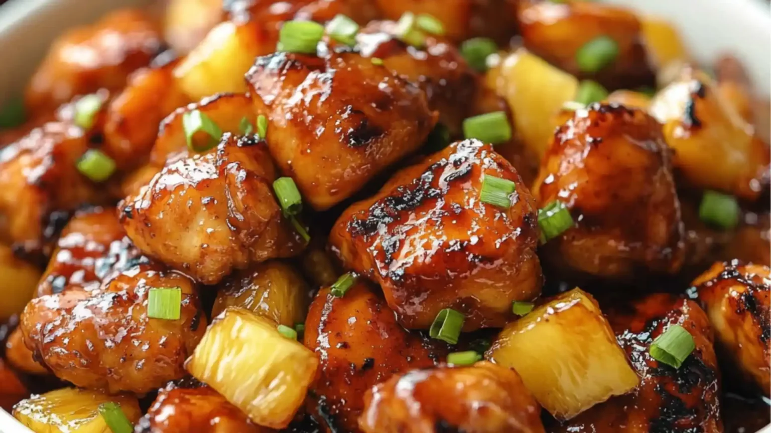 Sweet & Sticky Pineapple Bourbon Chicken – A Dinner Winner!