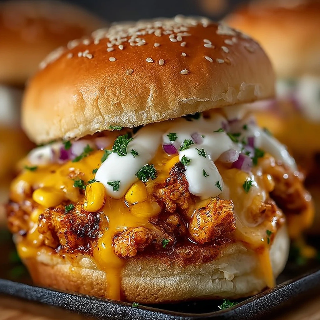 Cajun Chicken Sloppy Joes