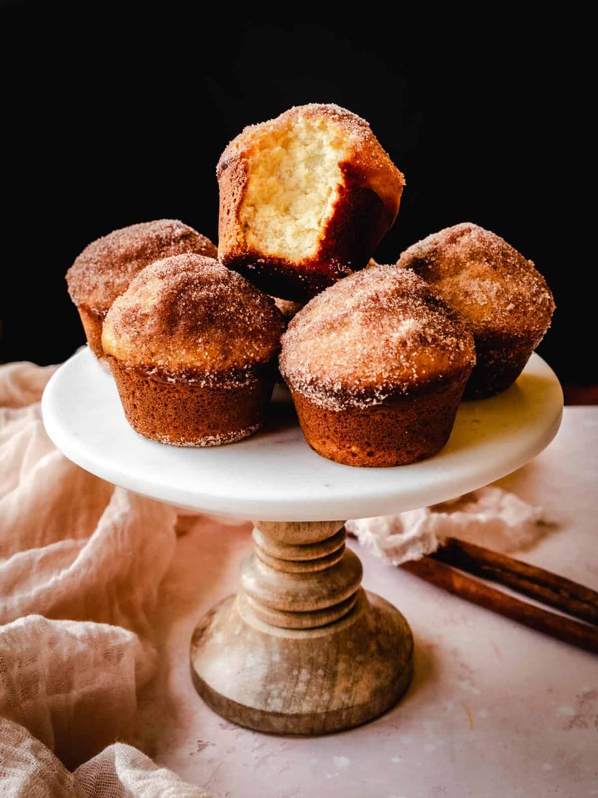 Grandma’s Fluffy Cinnamon Sugar Donut Muffins