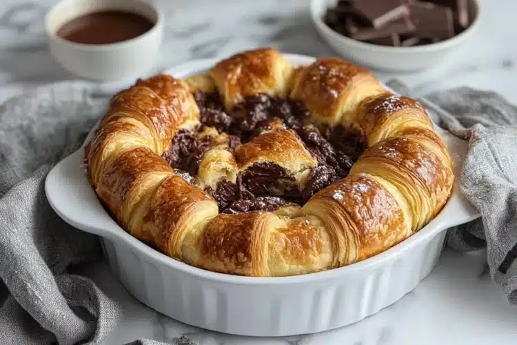 Irresistible Chocolate Croissant Breakfast Bake Recipes