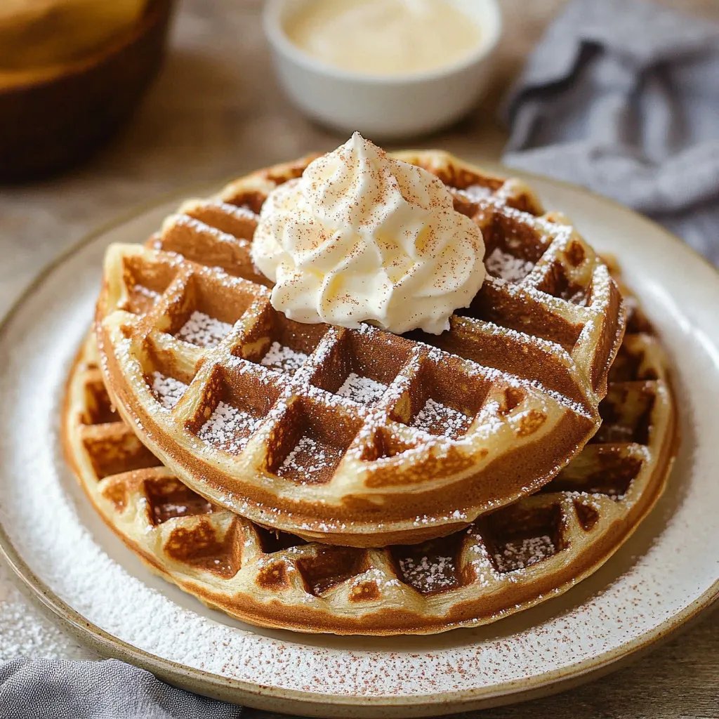 Cinnamon Brown Sugar Waffles