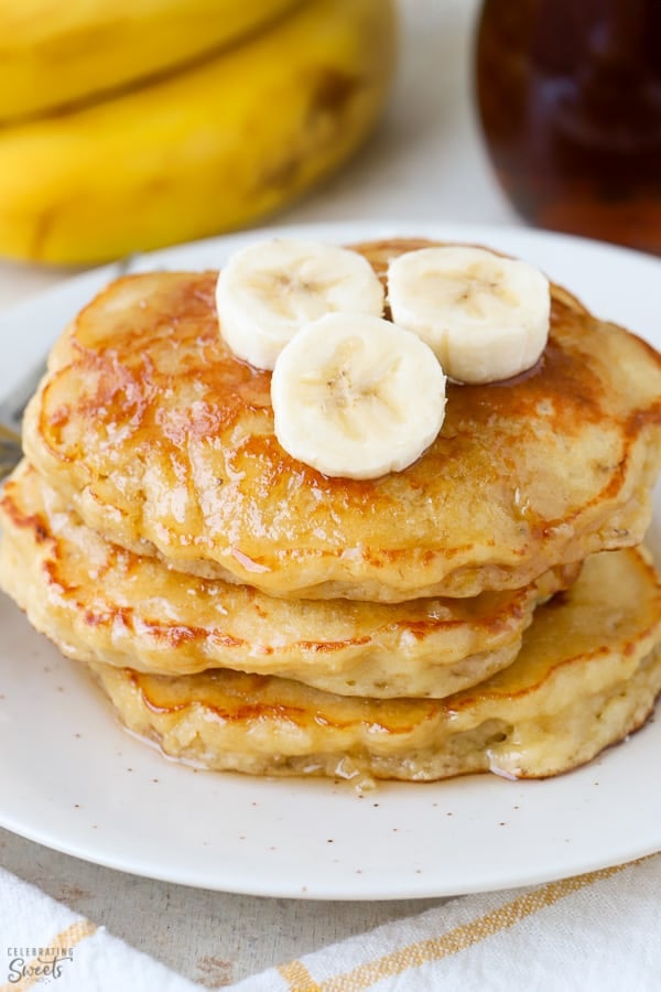Brown Sugar Banana Pancakes