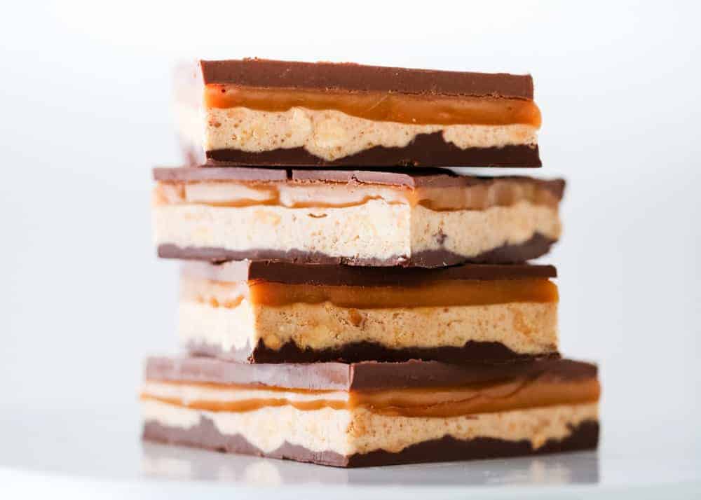 Homemade Snickers Bars