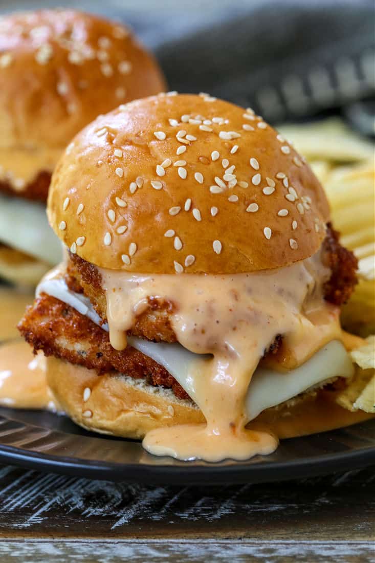 Bang Bang Chicken Sliders