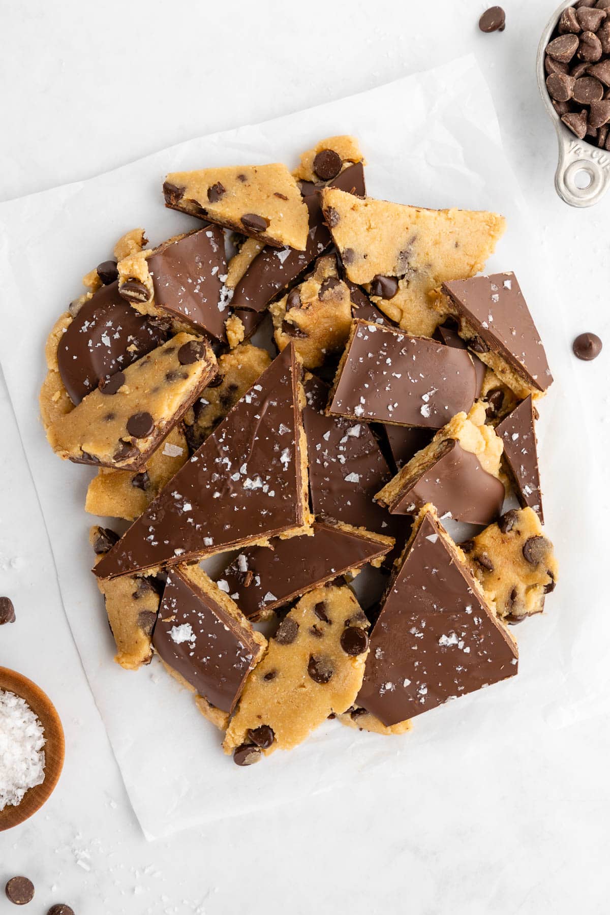Healthy Cookie Dough Bark